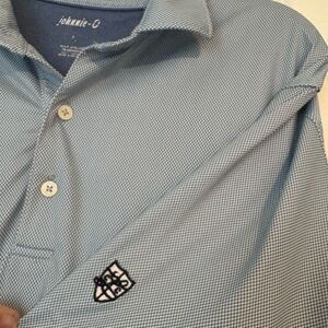 Johnnie-O Light Blue Checkered Shirt